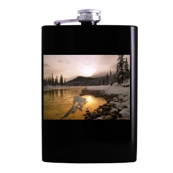 Mountains Hip Flask