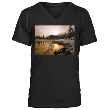 Mountains Men's V-Neck T-Shirt