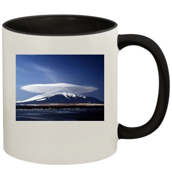 Mountains 11oz Colored Inner & Handle Mug