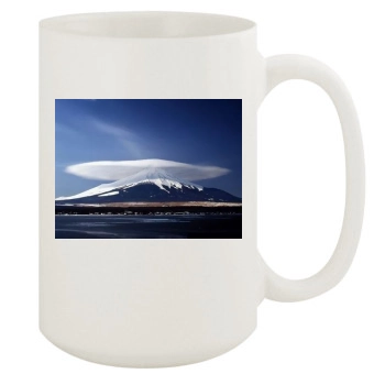 Mountains 15oz White Mug