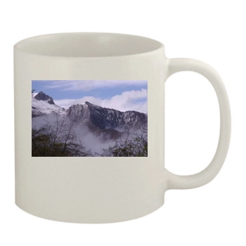 Mountains 11oz White Mug