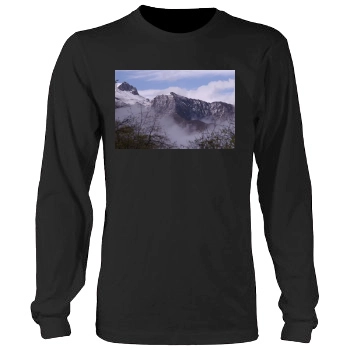 Mountains Men's Heavy Long Sleeve TShirt