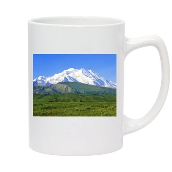 Mountains 14oz White Statesman Mug