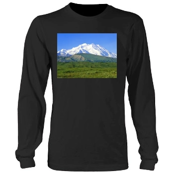 Mountains Men's Heavy Long Sleeve TShirt