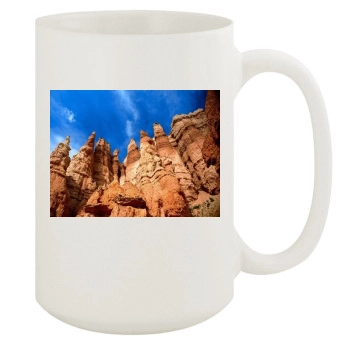 Mountains 15oz White Mug