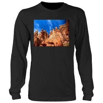 Mountains Men's Heavy Long Sleeve TShirt