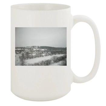 Mountains 15oz White Mug