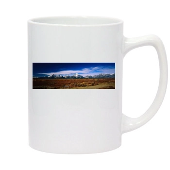 Mountains 14oz White Statesman Mug