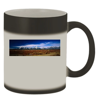 Mountains Color Changing Mug