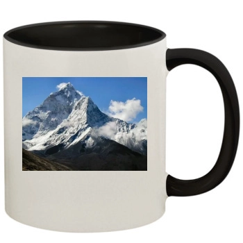 Mountains 11oz Colored Inner & Handle Mug