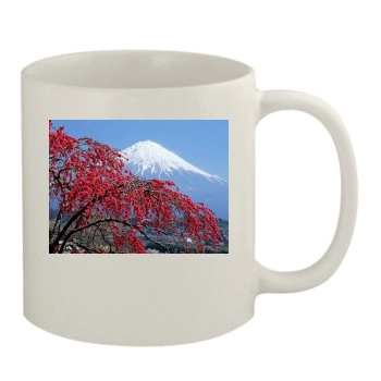 Mountains 11oz White Mug