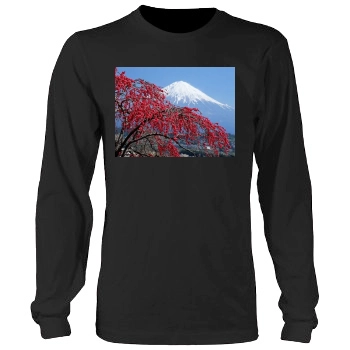 Mountains Men's Heavy Long Sleeve TShirt