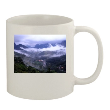 Mountains 11oz White Mug