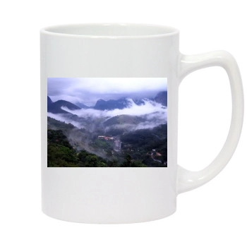 Mountains 14oz White Statesman Mug