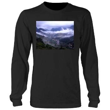 Mountains Men's Heavy Long Sleeve TShirt