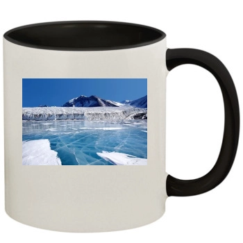 Mountains 11oz Colored Inner & Handle Mug