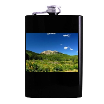 Mountains Hip Flask