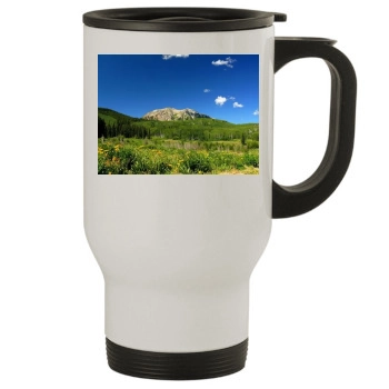 Mountains Stainless Steel Travel Mug