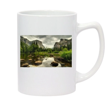 Mountains 14oz White Statesman Mug