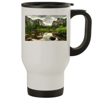 Mountains Stainless Steel Travel Mug