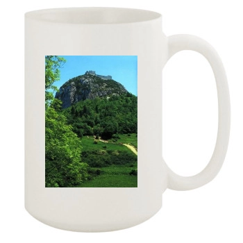 Mountains 15oz White Mug