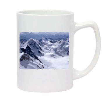 Mountains 14oz White Statesman Mug