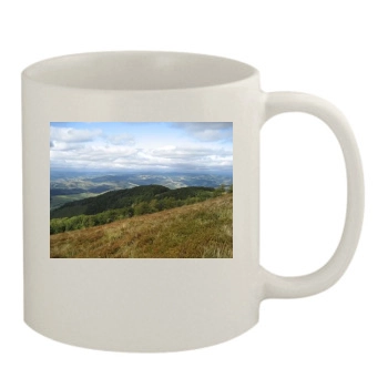 Mountains 11oz White Mug