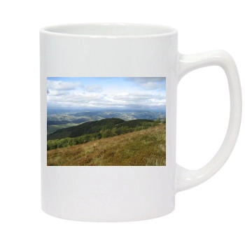 Mountains 14oz White Statesman Mug