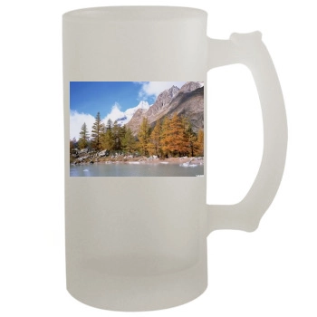 Mountains 16oz Frosted Beer Stein