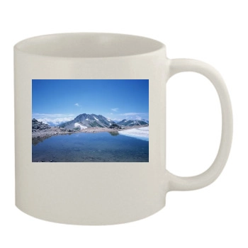 Mountains 11oz White Mug