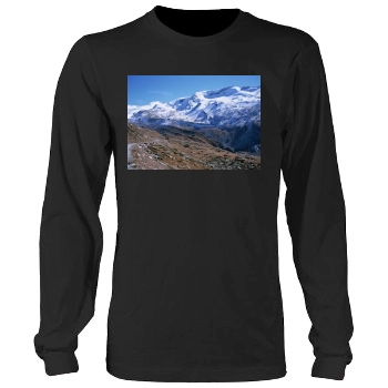 Mountains Men's Heavy Long Sleeve TShirt