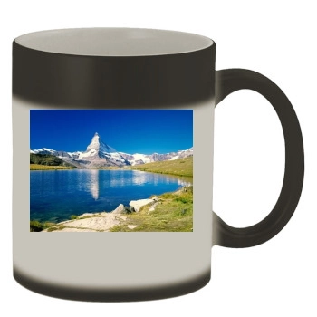 Mountains Color Changing Mug