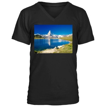 Mountains Men's V-Neck T-Shirt