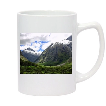 Mountains 14oz White Statesman Mug