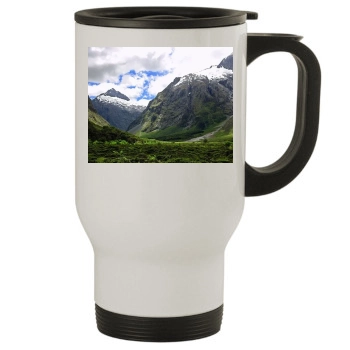 Mountains Stainless Steel Travel Mug