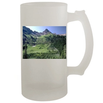 Mountains 16oz Frosted Beer Stein