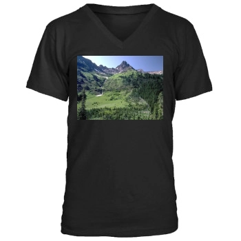 Mountains Men's V-Neck T-Shirt