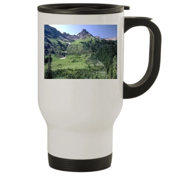 Mountains Stainless Steel Travel Mug