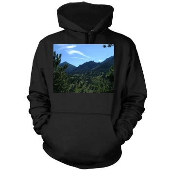 Mountains Mens Pullover Hoodie Sweatshirt