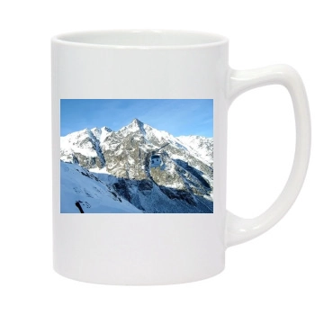 Mountains 14oz White Statesman Mug