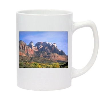 Mountains 14oz White Statesman Mug