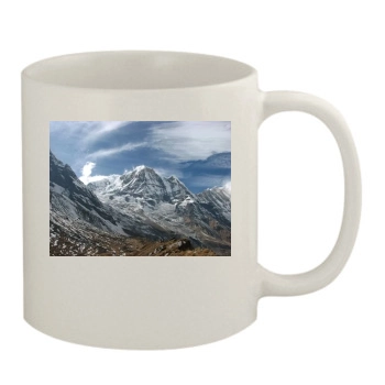 Mountains 11oz White Mug