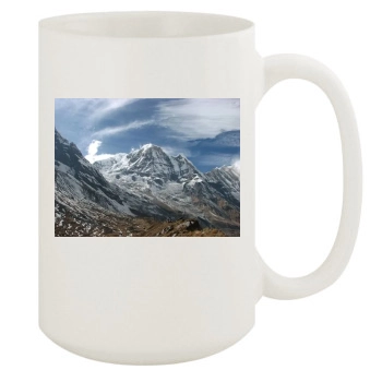 Mountains 15oz White Mug