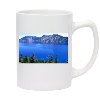 Mountains 14oz White Statesman Mug