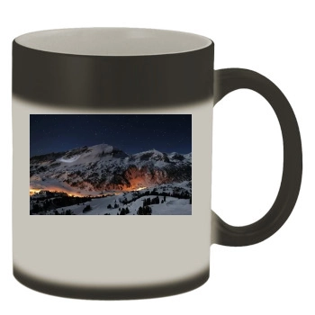 Mountains Color Changing Mug