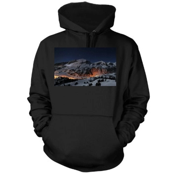 Mountains Mens Pullover Hoodie Sweatshirt