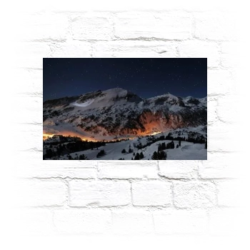 Mountains Metal Wall Art