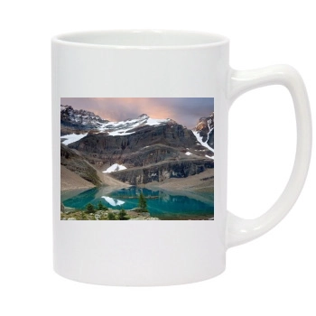 Mountains 14oz White Statesman Mug