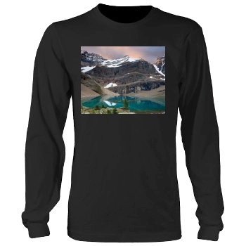 Mountains Men's Heavy Long Sleeve TShirt