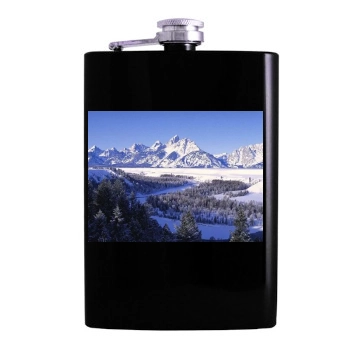 Mountains Hip Flask